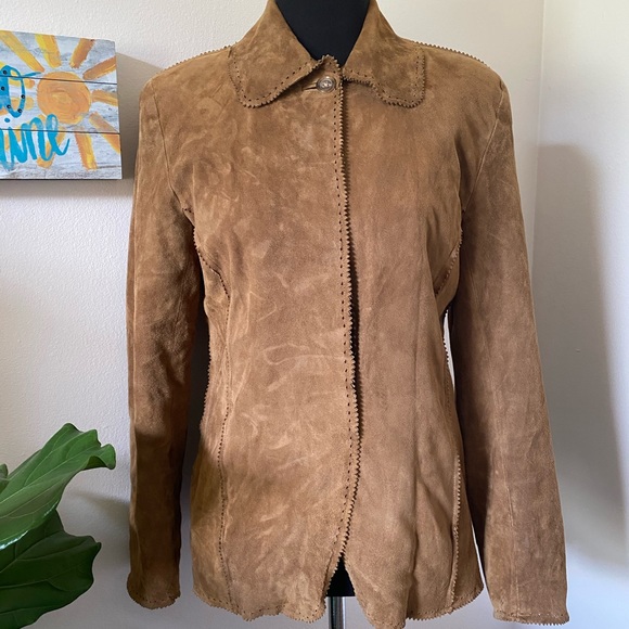 Suede Leather Jacket 🧥 - Picture 5 of 11